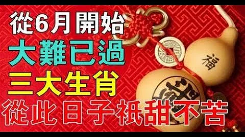 从六月开始大难已过，从此日子只甜不苦的生肖，大难已过，从此日子只甜不苦？一起来和小编看一看吧！ - 天天要闻