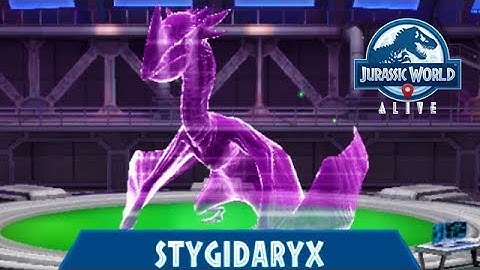 NEW UNIQUE STYGIDARYX (JURASSIC WORLD ALIVE)