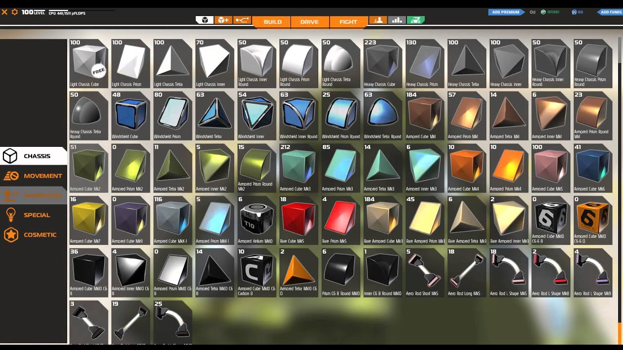 Robocraft Tutorial - Low level hovercraft + gameplay