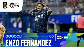 GOLAÇO DA ARGENTINA! ENZO FERNÁNDEZ EMPATA A SEMIFINAL DA COPA DO MUNDO CONTRA A INGLATERRA