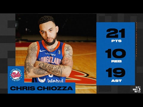 Chris Chiozza Posts a MASSIVE Triple-Double for Long Island Nets