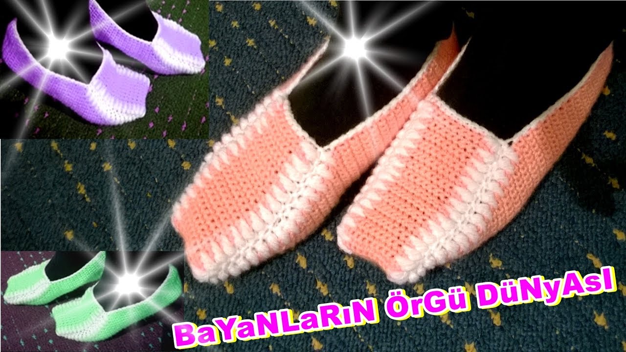 Tığla Yeni Şık Çeyizlik Patik Modeli Yapılışı Türkçe Videolu Tığla Yeni Şık Çeyizlik Patik Modeli Yapılışı Türkçe Videolu