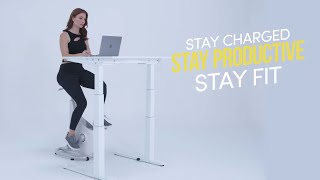 Ampera Power-Generating Under Desk Bike | LifeSpan