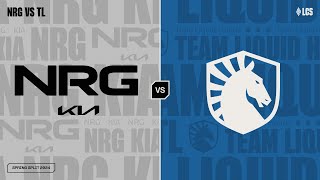 NRG v TL- Week 5 Day 1 | LCS Spring Split | NRG v Team Liquid (2024)