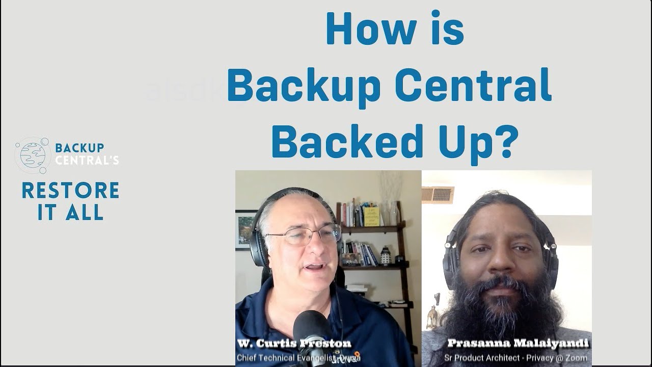 How do we back up Backup Central? How do we back up Backup Central?