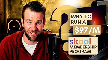 Why to run a $97/m membership group coaching progam on Skool