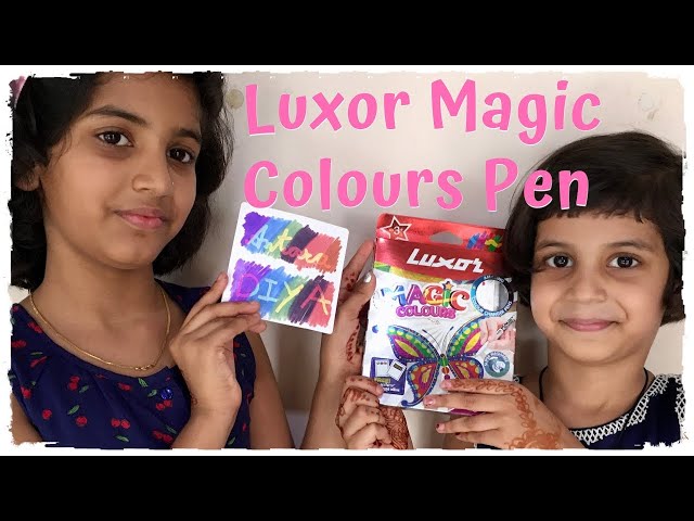 Luxor magic colour pen - YouTube