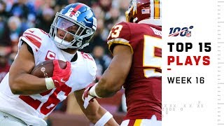 Top 15 Plays from Week 16 | NFL 2019 Highlights