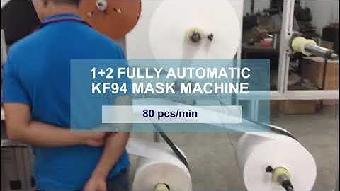 Fully & Semi Automatic 3D (KF94, KN95) Mask Machine