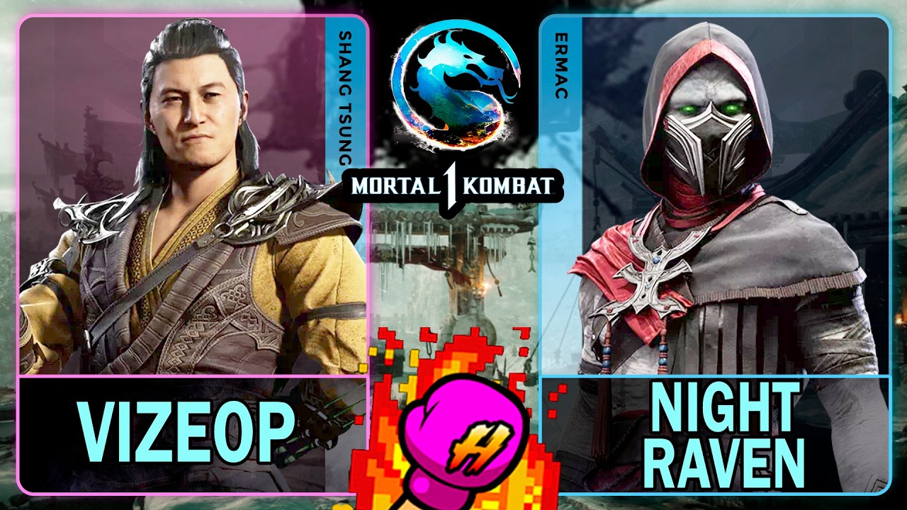 MK1 Визеоп (ШАН ЦУНГ) против Ночного Ворона (ERMAC)🥊Mortal Kombat 1🥊4K 60ᶠᵖˢ