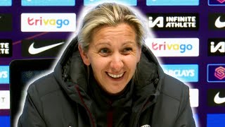 Carla Ward post-match press conference | Chelsea Women 3-0 Aston Villa Women