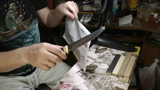видео: Заточка ножей. М390. 95х18. Венёвские алмазы. Финиш чугунный притир с алмазными пастами. картинка: Заточка ножей. М390. 95х18. Венёвские алмазы. Финиш чугунный притир с алмазными пастами.