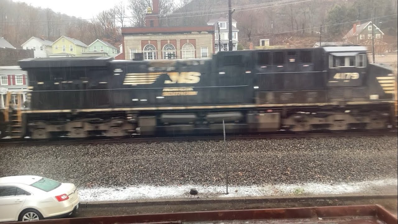 NS 4179 leads 38G through Creighton, PA | 1/9/24