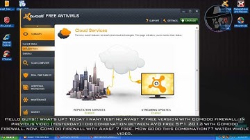 Avast 7 Free with Comodo Firewall - Combination test