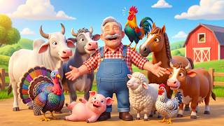 Funny Animals Dancing on the Farm 😂🐷 | Old MacDonald Kids Song