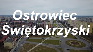 Ostrowiec Świętokrzyski z drona - Ostrowiec Świętokrzyski z lotu ptaka DJI [4k]