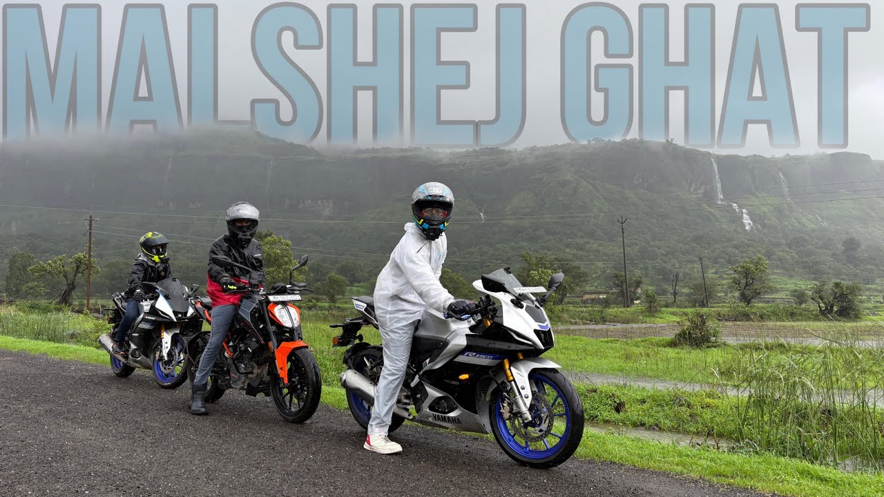 Riding Through Malshej Ghat on R15M | Epic Mountain Motovlog with Friends