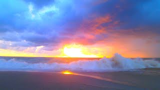 Fiery Dance: Captivating #Sunset #23 Defying the Storm in #Alanya, #Turkey