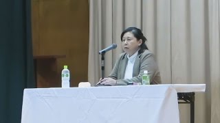 曽我ひとみさん高校で講演 「風化させないで」