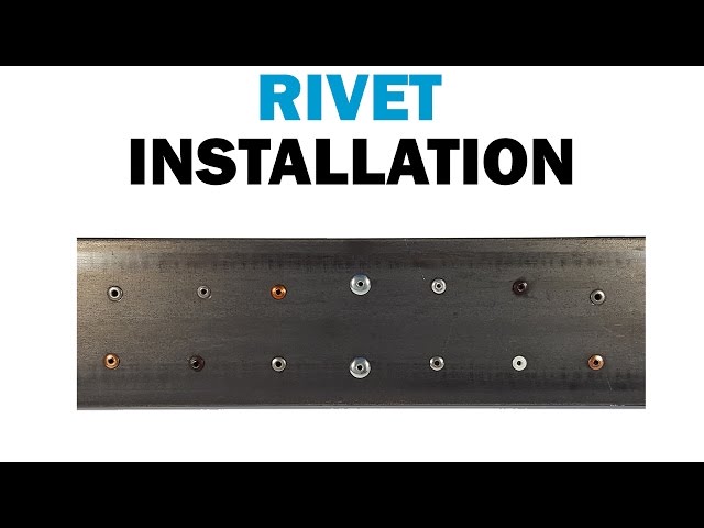 pop rivet installation plexiglass hunting blind