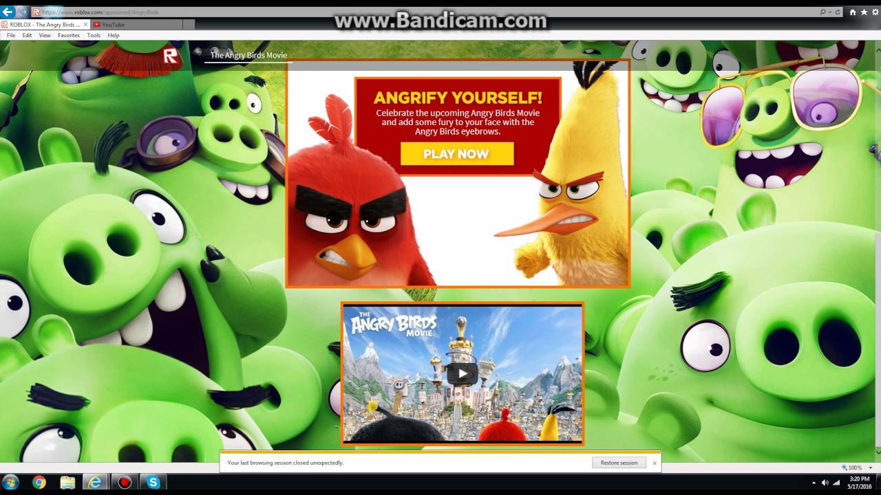 Roblox Angry Birds Event