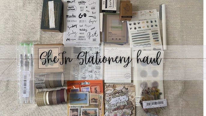 Journaling Supplies Haul From SHEIN — Michele, One L