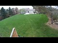 First mow of the year right before a snow storm!  Time lapse video from the mow to snow!