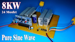 How To Make 8Kw Pure Sine Wave Inverter 12V24V48V To 110V220V380V