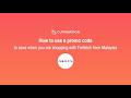 CupoNation Malaysia guide on how to use a Farfetch promo code