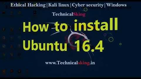 How to Install Ubuntu 16.04 in Vmware (virtual machine )