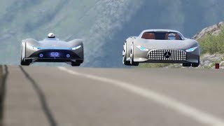 Mercedes-Benz Vision EQ Silver Arrow Concept vs Mercedes-Benz AMG Vision GT at Highlands