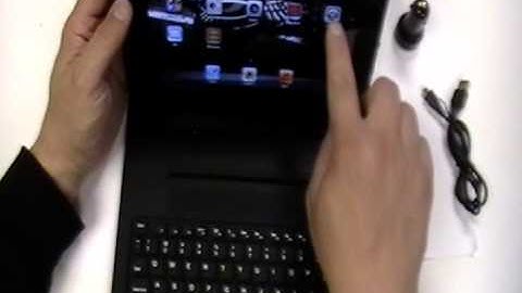 Amica iPad Folio Case with integrated Bluetooth Keyboard for iPad 2, iPad 3