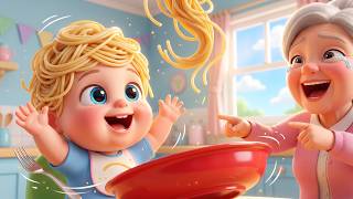 🍝 Spaghetti Head! Funny Noodle Song for Kids | Nursery Rhyme