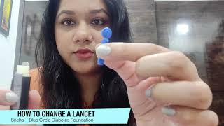 How to change a lancet I Diabetes Tutorials