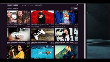 Template 7 - Color Scheme 9 (For Video Website)