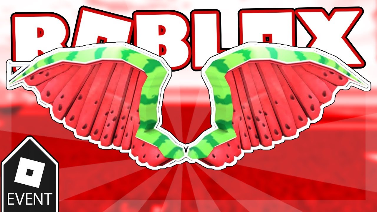 Event How To Get The Watermelon Wings Roblox Youtube - how to get watermelon wings on roblox