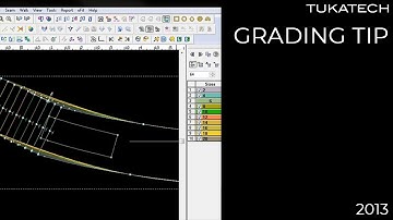 Multiple Pieces Grading and Matching | CAD Pattern Making Tutorial | TUKAtip - TUKAdesign (2013)