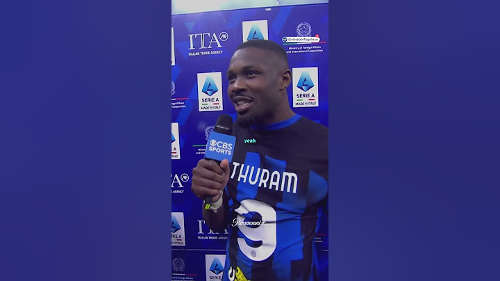 Marcus Thuram thanks Thierry Henry after winning the Scudetto 🥹
