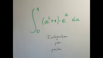 Effectuer une double intégration par parties - POST BAC