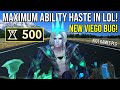 500 Ability Haste Viego! New World Record!