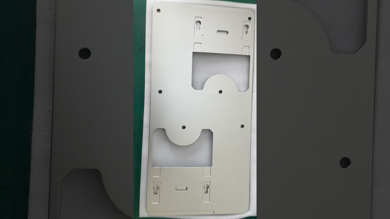 Aluminium 6061 Harteloxiertes Maschinen-Frontpanel Hersteller CNC gefrästes Individualteil aus China