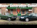 Rover p6 vs 800  60s vs 80s british saloon battle 1971 3500 v8  1992 827 coupe road test