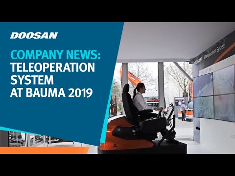 Doosan Company News: TeleOperation system at Bauma 2019