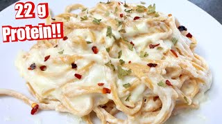 ⭐HIGH PROTEIN Cottage Cheese Alfredo Sauce  Weight Watchers Pasta Sauce Trying Pinterest Recipes!!