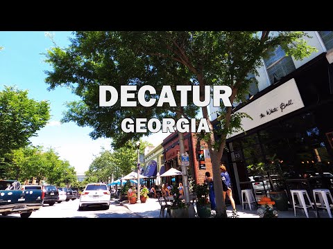 Decatur, Georgia - Driving Tour 4K