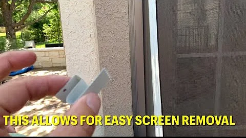 Pro tips; Brick Clips for Solar Screens