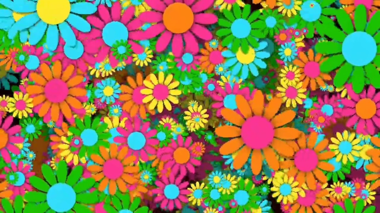 3D flower vj loop. animation video full hd 4k  free download 2024