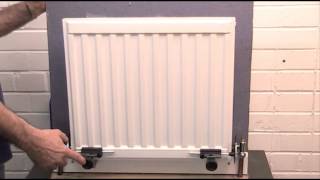 Save money fit reflective foil behind radiator, WITHOUT draining