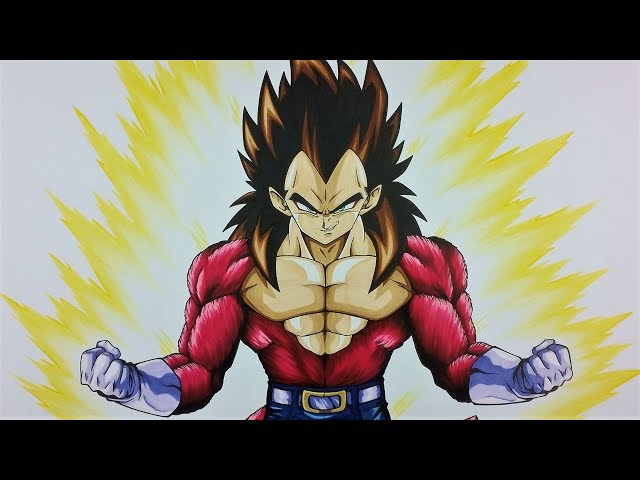 Desenho do Vegeta ssj 4!  Dragon Ball Oficial™ Amino