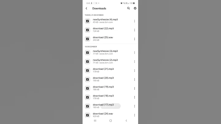 Download Speech Audio from IBM Watson